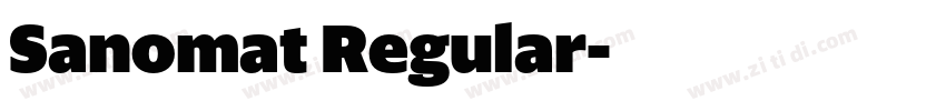Sanomat Regular字体转换